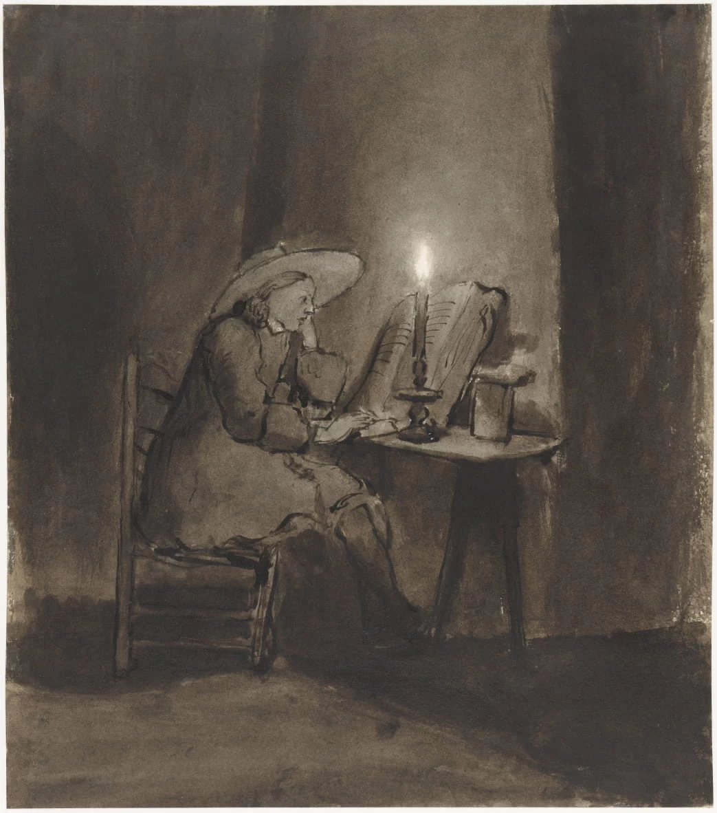 Ragazzo che legge al lume di candela - Rijks Museum, Amsterdam
